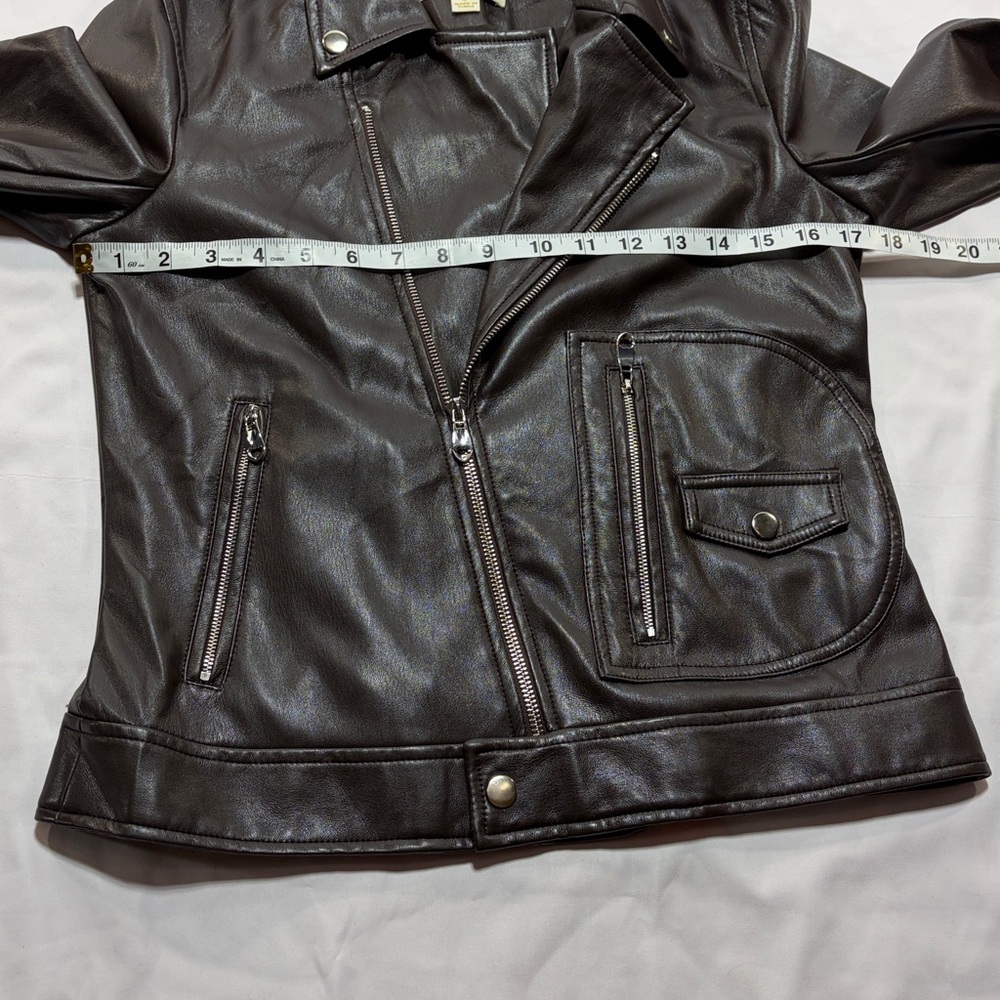 Flora bea faux leather jacket size M - Picture 4 of 8